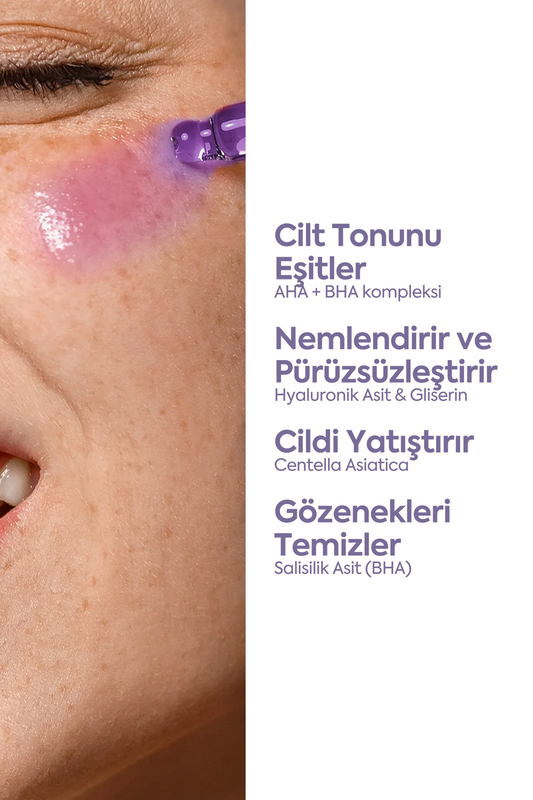 Cilt Tonu Eşitleyici Peeling - Exfoliating AHA-BHA Serum 50 ml