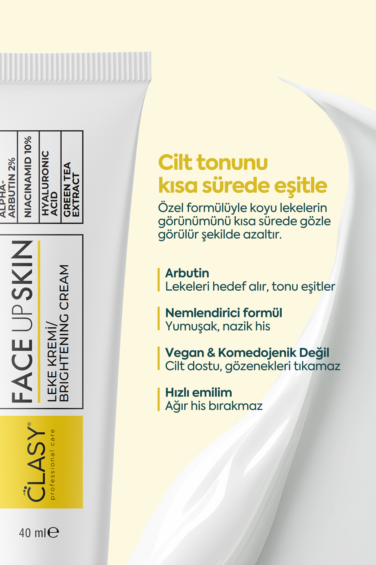Aydınlatıcı Leke Kremi - FACEUPSKIN® Spot Cream 40 ml