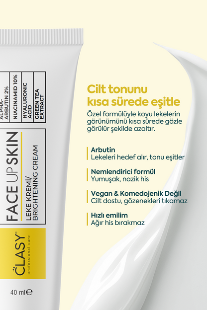 Aydınlatıcı Leke Kremi - FACEUPSKIN® Spot Cream 40 ml