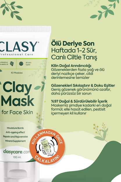 Ölü Deriye Karşı Kil Maskesi - 100 ml