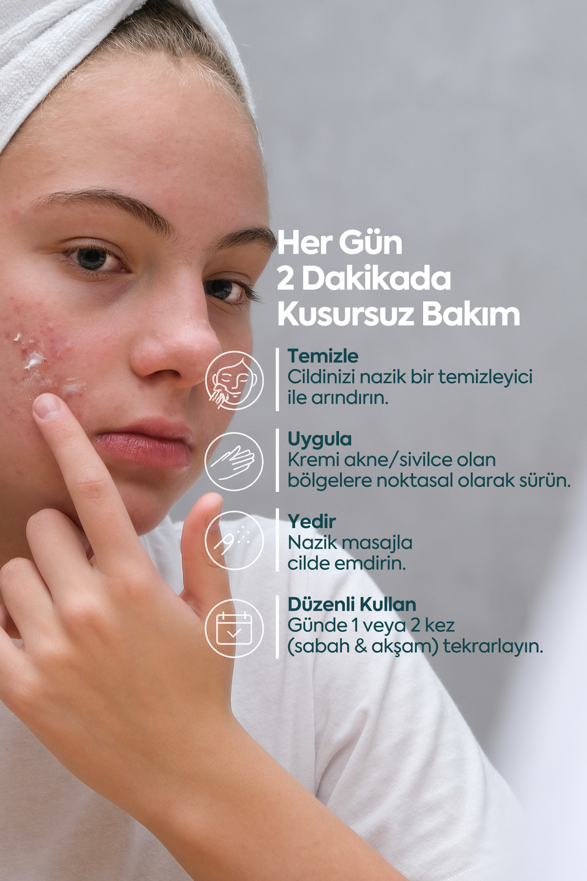 Akne ve Sivilceler için Mükemmel Etki - FACEUPSKIN® Acne Cream 40 ml