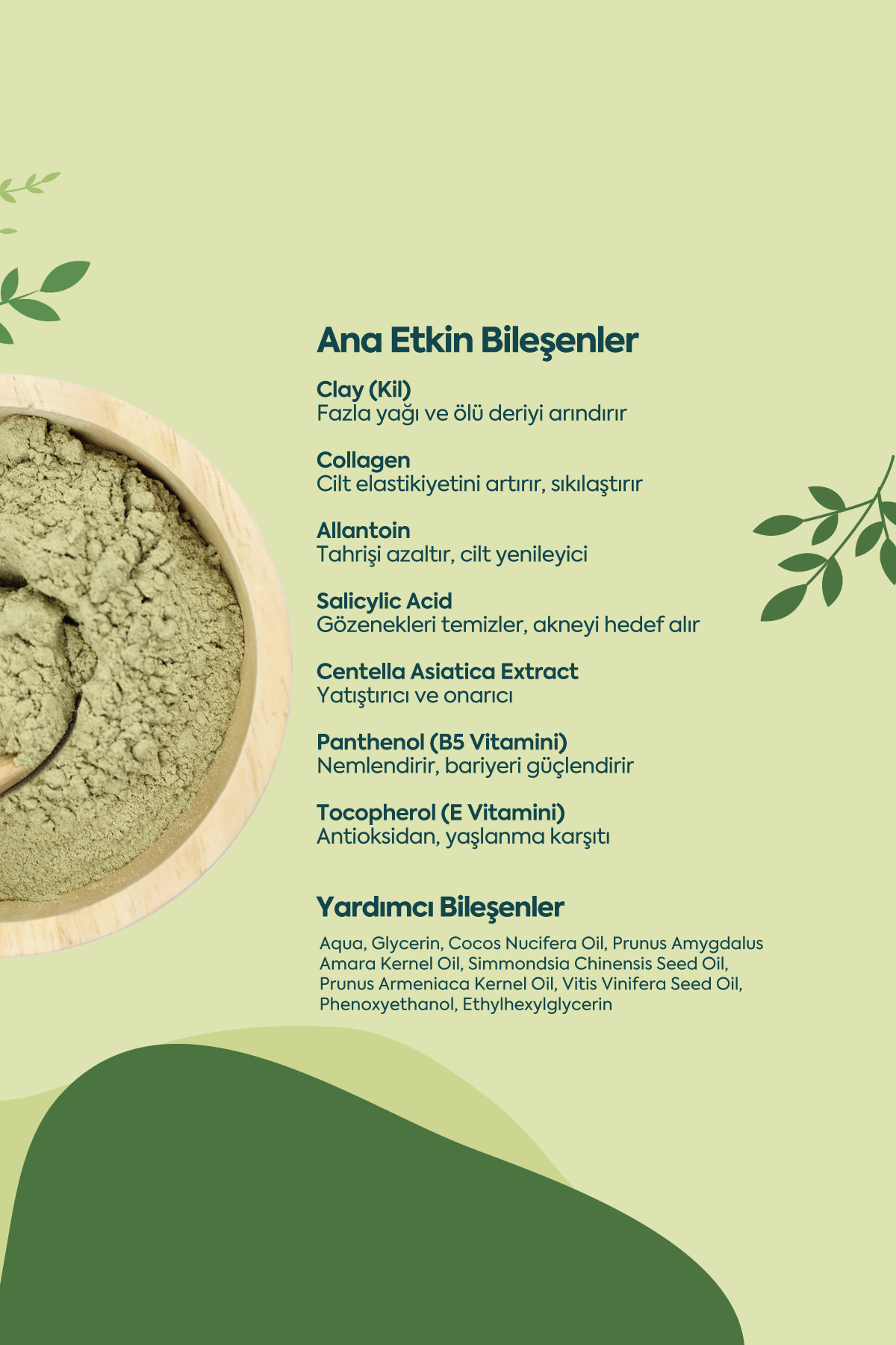 Ölü Deriye Karşı Kil Maskesi - 100 ml