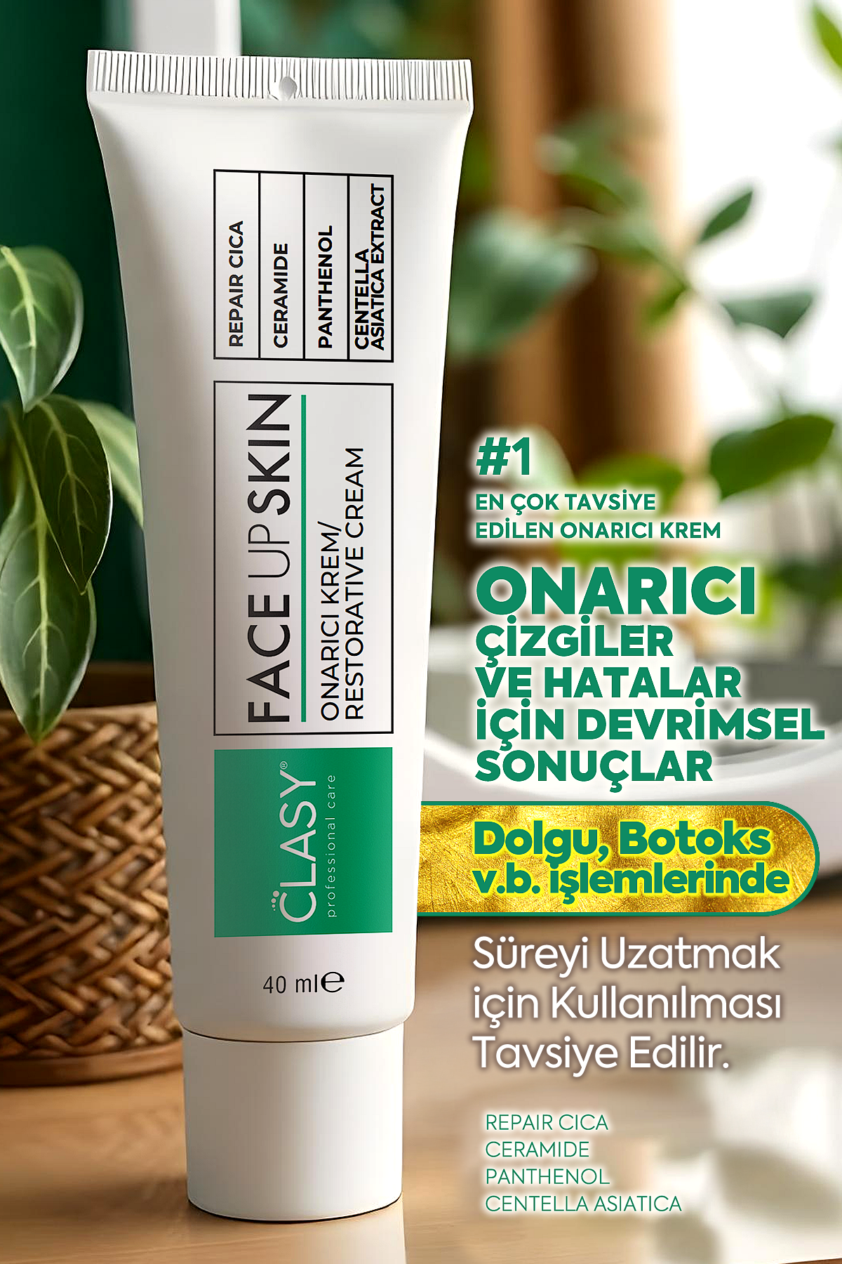 Mükemmel Cilt Onarıcı - FACEUPSKIN® Restorative Cream 40 ml